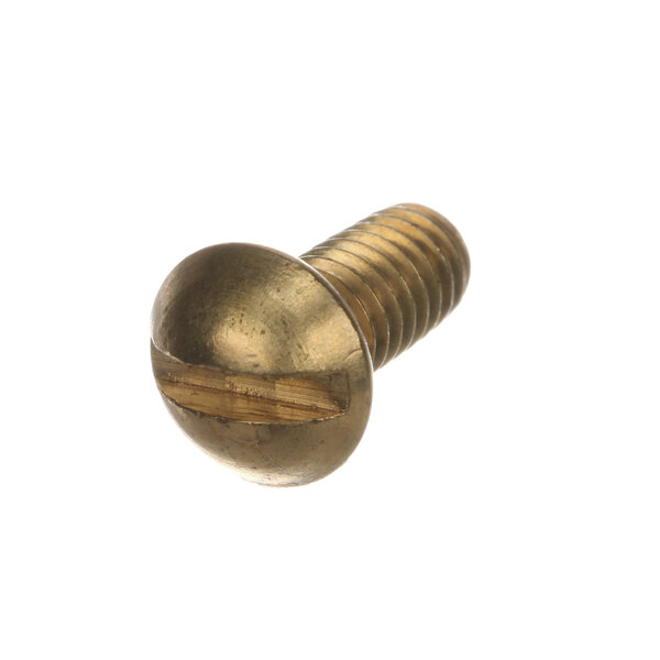 A Hobart gold screw with a wooden head.