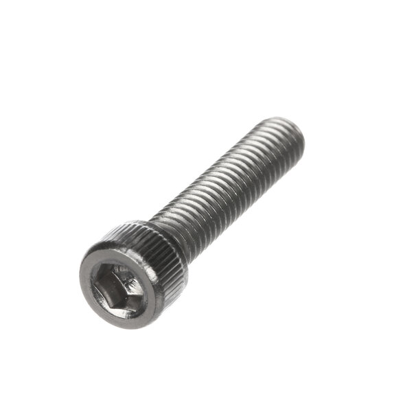 A close-up of a Hobart stainless steel socket screw with a cap.
