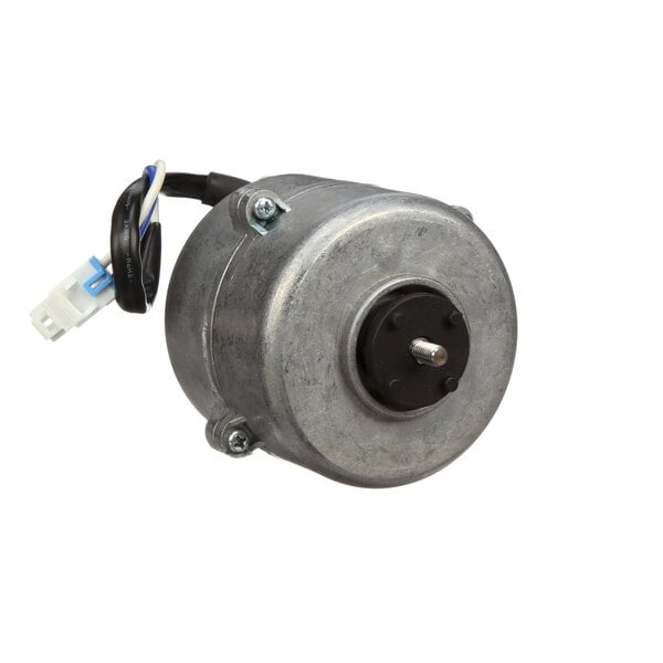A Turbo Air Refrigeration evap fan motor with wires.