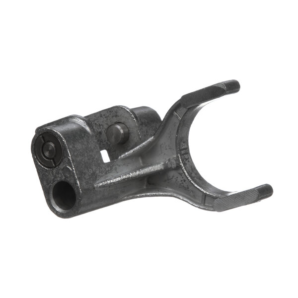 A Doyon Baking Equipment fork clamp with a screw.