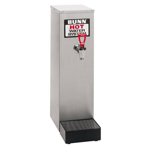 Bunn 02500.0001 HW2 2 Gallon Stainless Steel Hot Water Dispenser 200 Degrees Fahrenheit - 120V