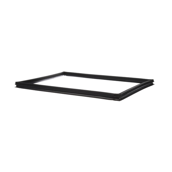 A black rectangular gasket with a white background.
