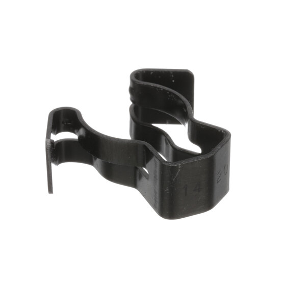 A black plastic clip for a Rinnai water heater.