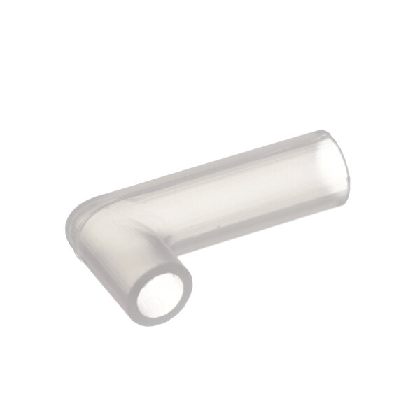 A white plastic Rinnai sleeve with a hole.