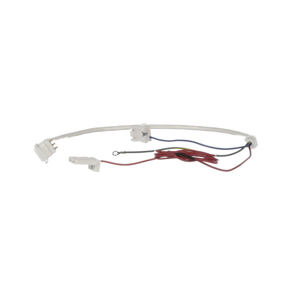 A white Federal Industries light cord with red and blue wires.