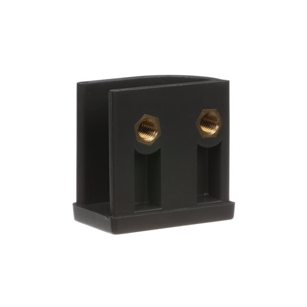 A black plastic Jet Tech socket with two gold screws.