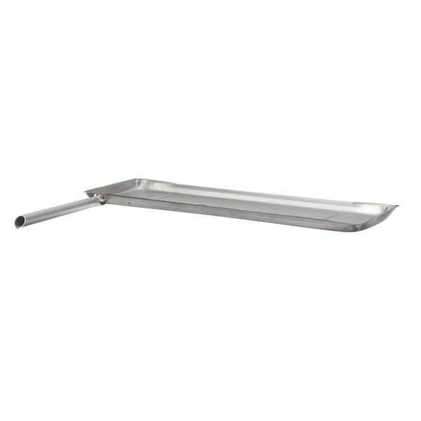 A Traulsen stainless steel rectangular pan with a handle.