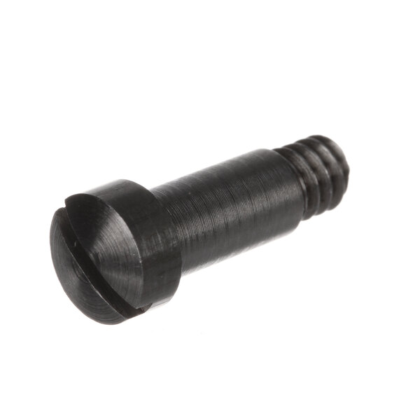 A close-up of a black Hobart retaining screw.