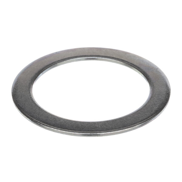 A close-up of a stainless steel Hobart thrust washer.