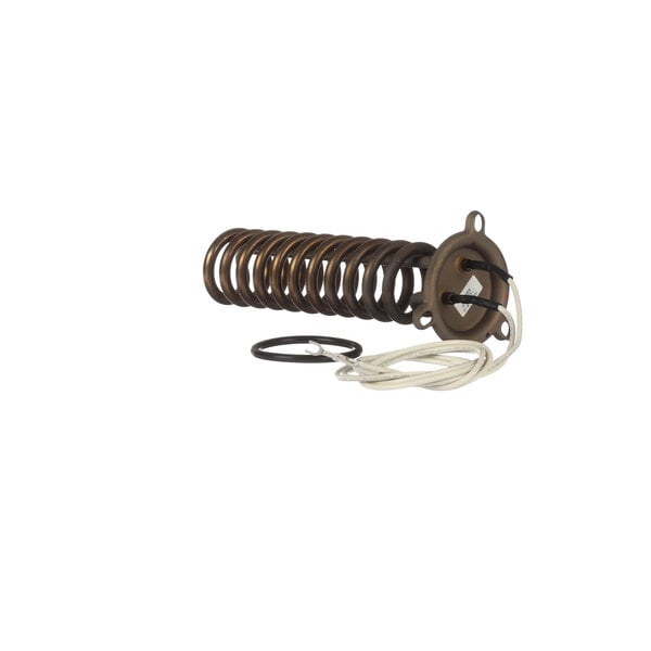 A Hobart Element Heater coil with a wire on a white background.