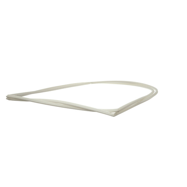 A white rubber gasket with a white background.