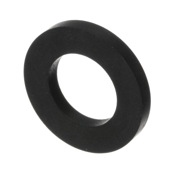 A black round gasket for a dishwasher tube.