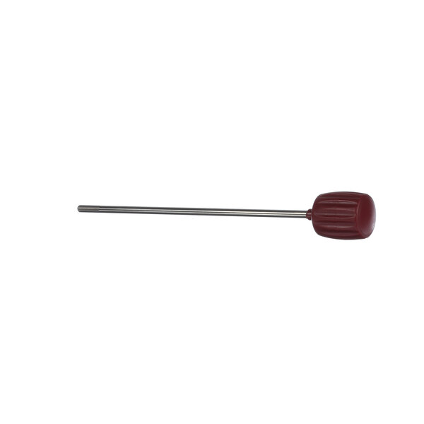 A Hobart metal rod with red and white plastic ends.