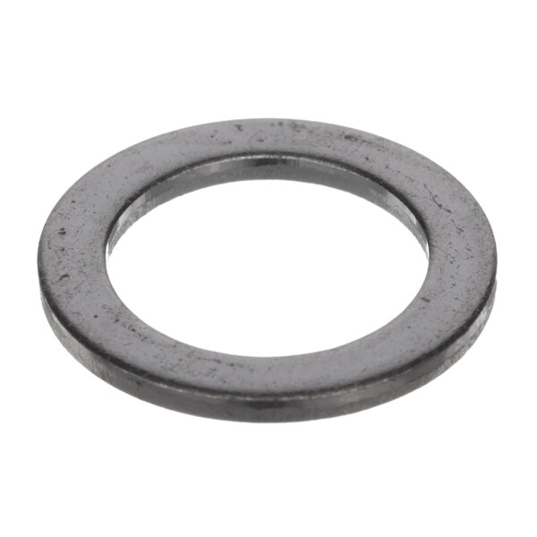 A black Newco gasket with a metal ring.