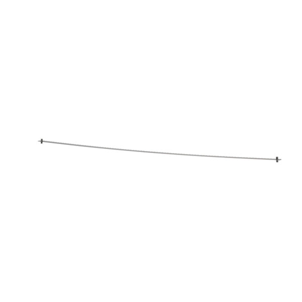 A long thin metal rod with a hook on the end.