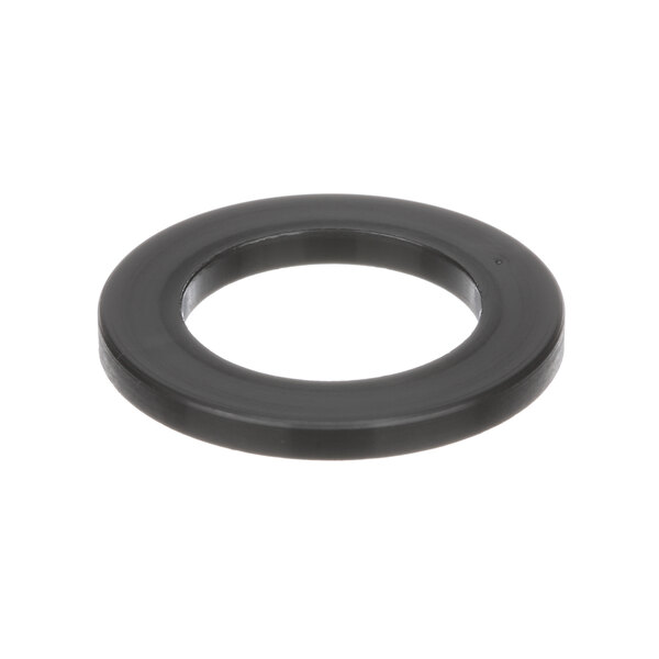 A black round Hobart thrust bearing with a hole in the center on a white background.