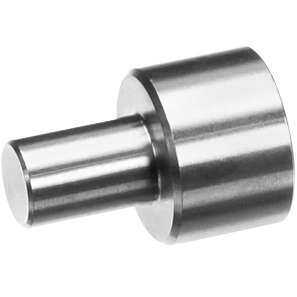 A Carpigiani stainless steel spinner bushing with a round end.