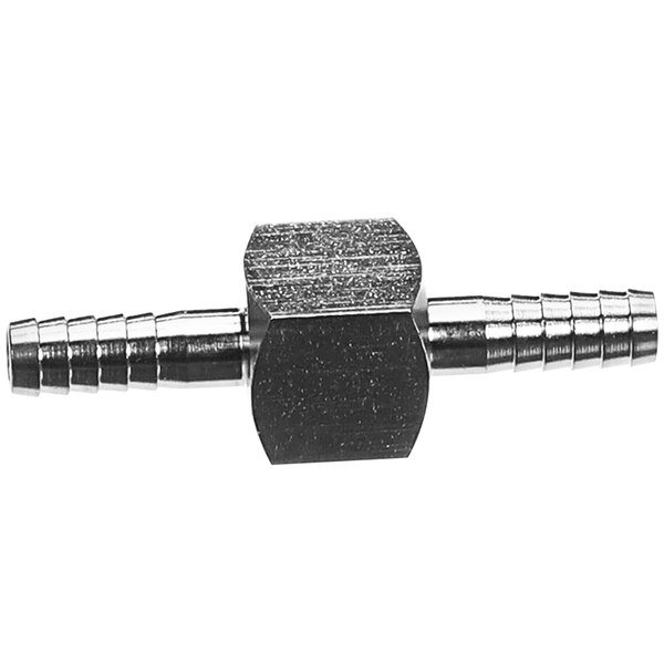 A Cornelius 5083 metal T-fitting with two metal ends.