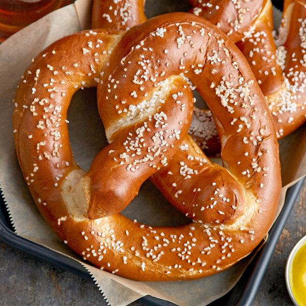 SuperPretzel Bavarian Sourdough Soft Pretzel 7 oz. 40/Case