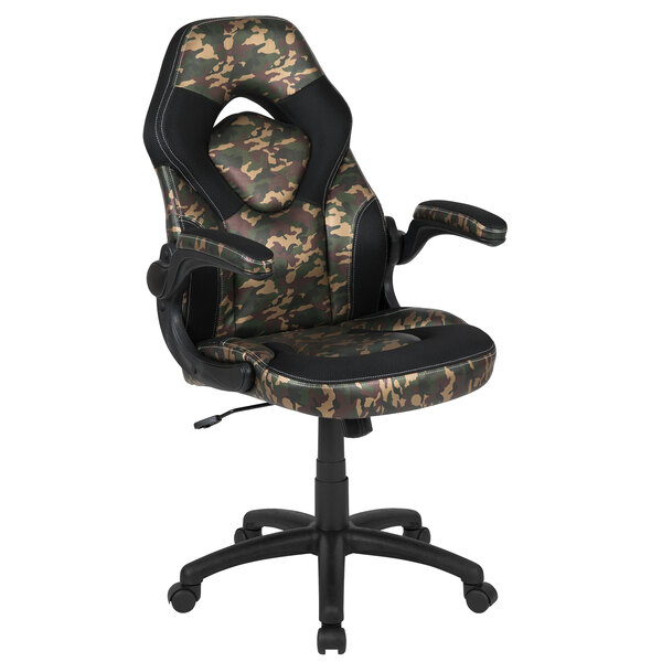 Flash Furniture CH00095CAMGG HighBack Camo LeatherSoft Swivel