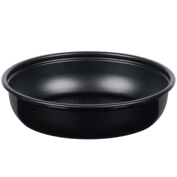Solo SCCDSS2 2.5 oz. Black Wide Sauce / Portion Cup 2500/Case