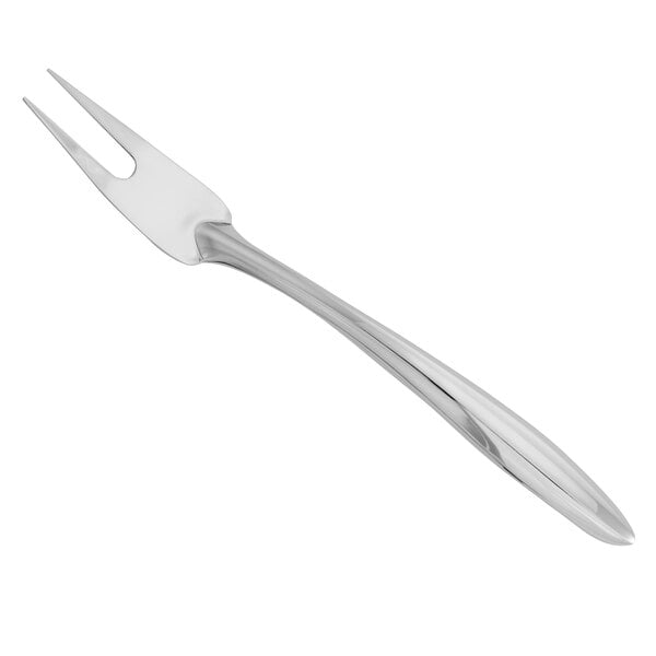 A Walco stainless steel meat fork with a silver handle and long tines.