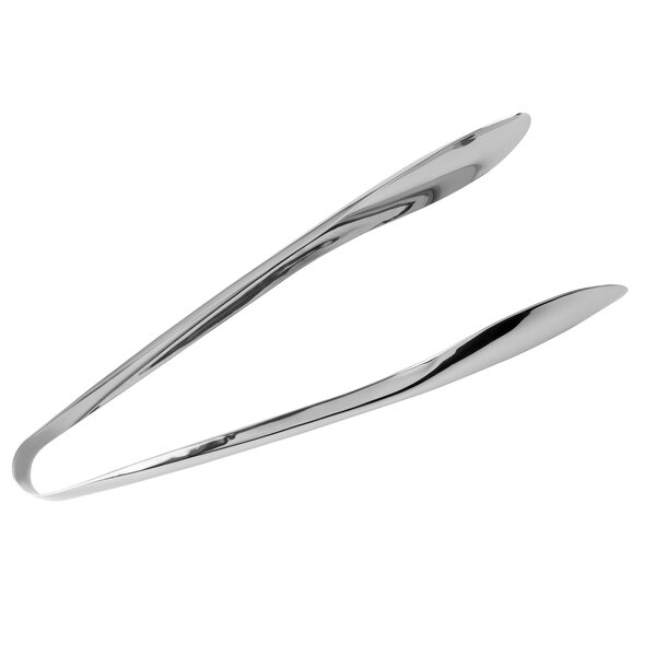 A case of 12 Walco stainless steel tongs with a white background.