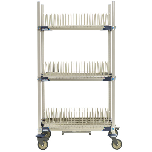 Metro PR36VX2-XDR MetroMax i Mobile Three Tier Tray Drying Rack with ...