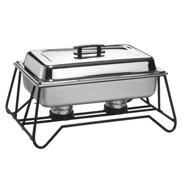American Metalcraft SCF2 Full Size Stackable Wrought Iron Chafer Stand