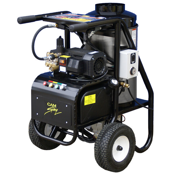 Cam Spray 1450SHDE SH Series Portable Diesel Fired Hot Water Pressure Washer - 1450 PSI; 2.0 GPM