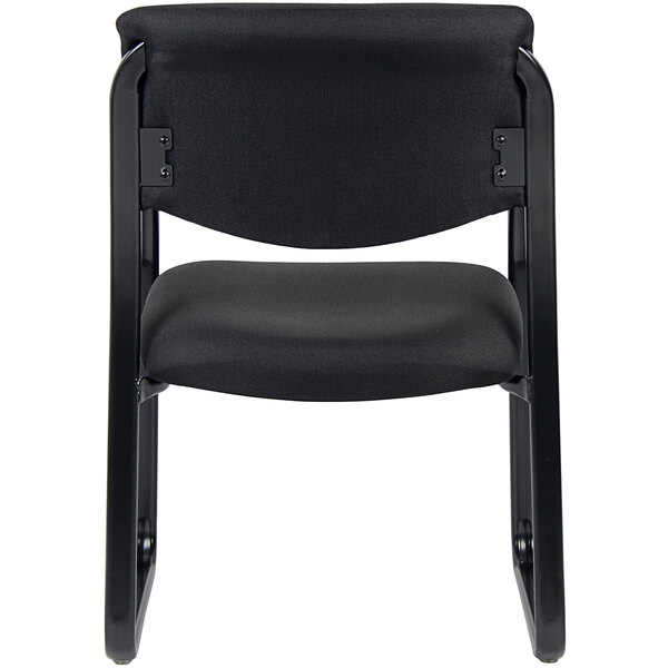 Boss B9521-BK Black Fabric Guest Chair