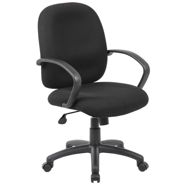 Boss B500BK Black Tweed Ergonomic Budget Task Chair