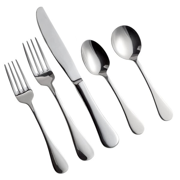Royal Flatware 12-pc Stainless Steel Spoons & Forks Dessert Flatware Set