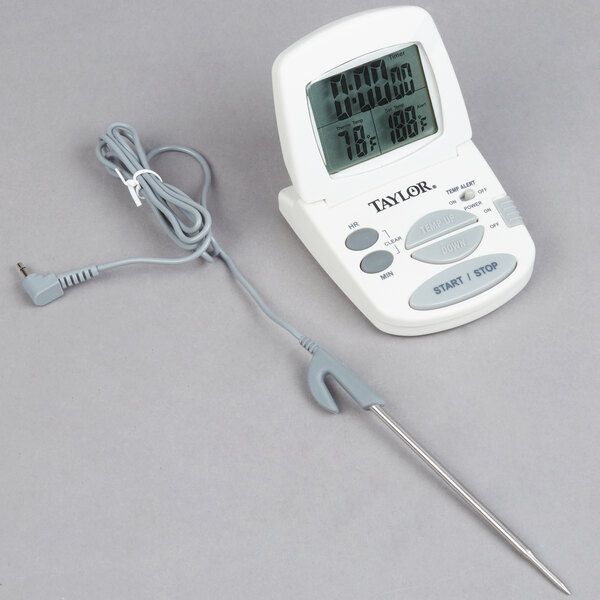 Taylor Grill Digital Thermometer with Probe Timer