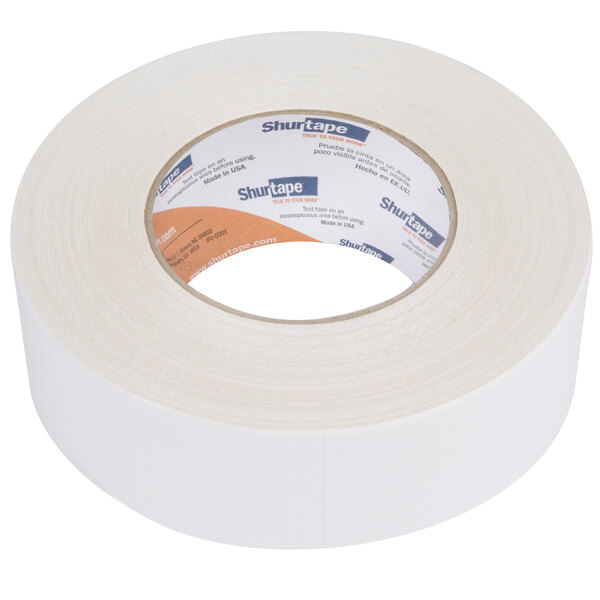 Shurtape White Duct Tape 2" x 60 Yards (48 mm x 55 m) - General Purpose High Tack
