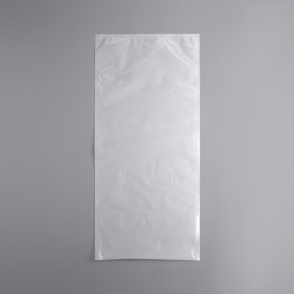 A clear plastic VacPak-It vacuum packaging bag.