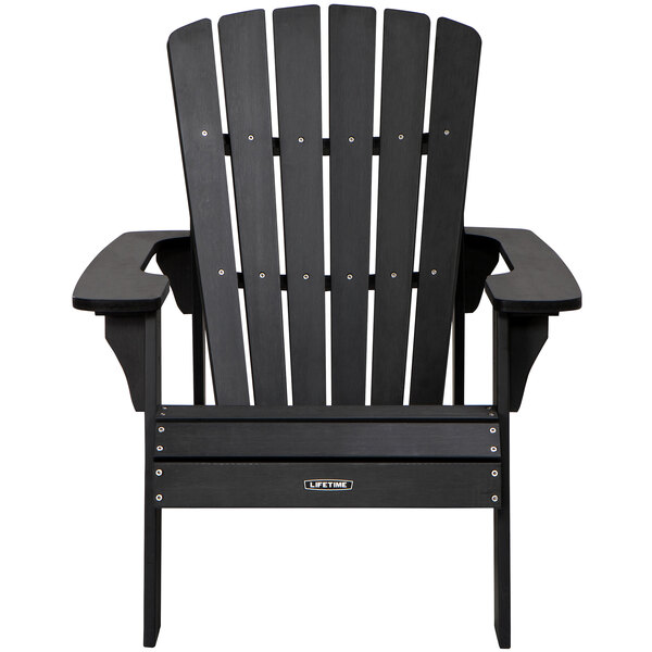 Lifetime 60284 Black Adirondack Chair