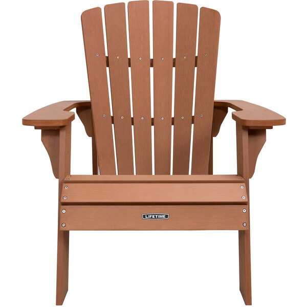 Lifetime 60064 Brown Adirondack Chair