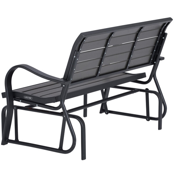 Lifetime 60276 Gray Glider Bench