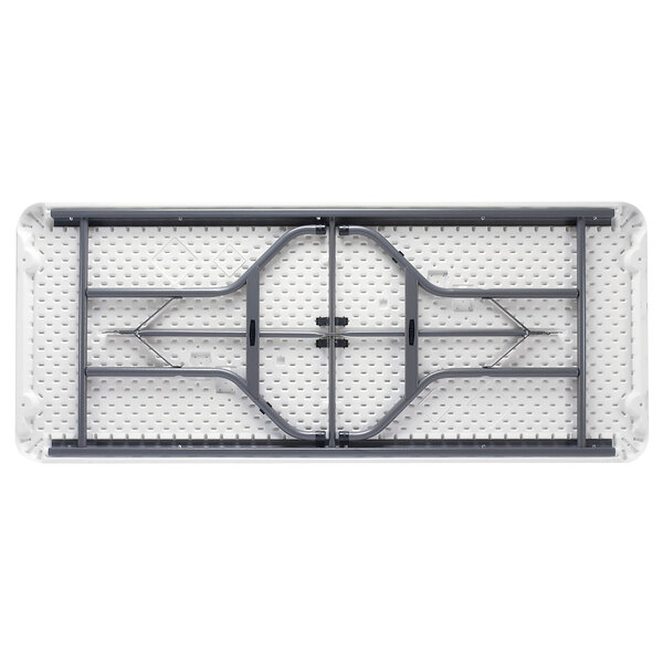 Lifetime 22901 72" x 30" White Granite Plastic Folding Table