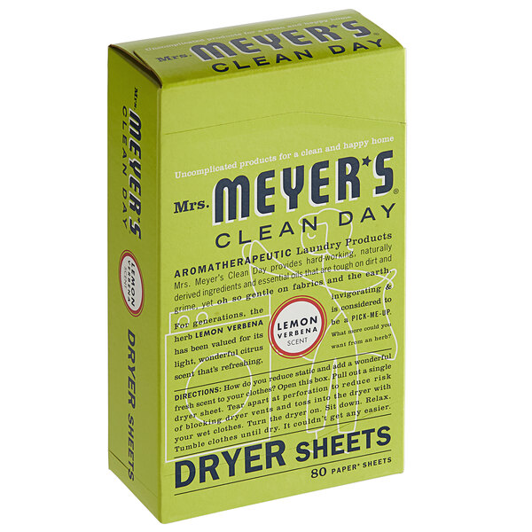 clean dryer sheets