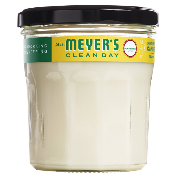 A case of Mrs. Meyer's Honeysuckle Scented Wax Candles.