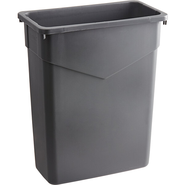 15 Gallon Slim Trash Can (Gray) Shop Bulk prices