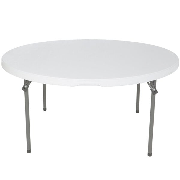 Lifetime Round Folding Table 60, 60 Inch Round Table Number Of Seats