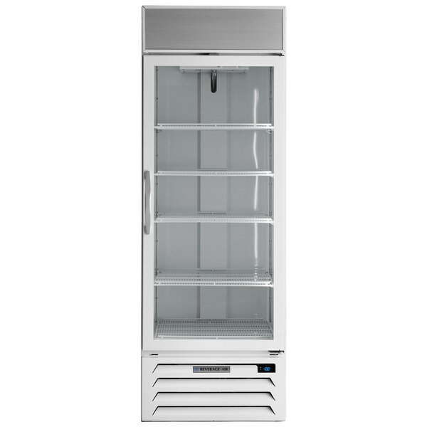 BeverageAir MMF23HC1WB MarketMax 27" White Glass Door Merchandising