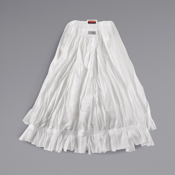 Rubbermaid 2025503 24 White Disposable Wet Mop Head with 1" Headband