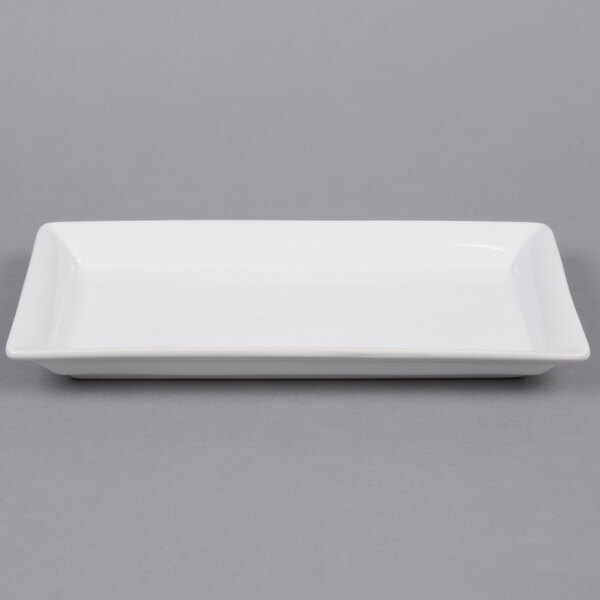 American Metalcraft Prestige CER19 14 1/4" x 7 1/2" White Rectangular ...