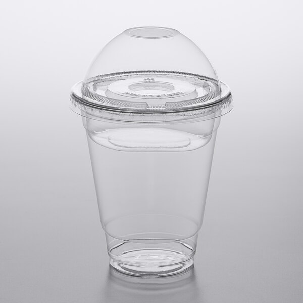 25 pack TAKE 'N' GO Clear Plastic 16 oz Cup and Dome Lid Parfait Snack Cup 