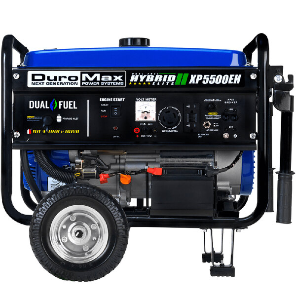 DuroMax XP5500EH Portable 225 CC Dual Fuel Powered Generator with