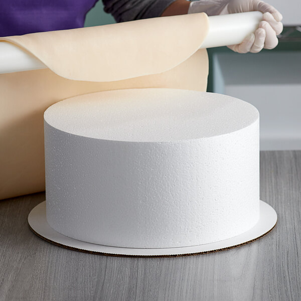 Baker's Lane 12" x 6" Foam Round Cake Dummy